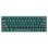 Kinsi T30 Teclado Mecánico Gaming con 63 Teclas y Luces RGB Ajustable Negro Qwerty USA