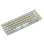 Kinsi T40 Teclado Mecánico Gaming con 68 Teclas Transparentes Amarillo Qwerty USA