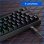 Kinsi K710 Teclado Gaming de 71 Teclas y Luces RGB Negro Qwerty USA