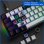 Kinsi K710 Teclado Gaming de 71 Teclas y Luces RGB Blanco Qwerty USA