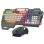 Kinsi K90 Teclado Gaming RGB Retro con 104 Teclas más Ratón Incluido Gris Qwerty USA