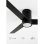 Create Ventilador de Techo 40W Silencioso 132cm con Luz LED de 15W Negro