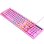 Kinsi T80 Teclado Gaming de 104 Teclas Retro Punk Rosa Qwerty USA