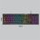 Kinsi T80 Teclado Gaming de 104 Teclas Retro Punk Negro Qwerty USA