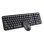 Kinsi TF350 Teclado Inalámbrico Punk Redondo de 104 Teclas más Ratón Incluido Negro Qwerty USA