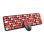 Kinsi TF350 Teclado Inalámbrico Punk Redondo de 104 Teclas más Ratón Incluido Rojo Qwerty USA