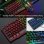 Kinsi TF800 Pack Gaming Teclado + Ratón + Auriculares + Alfombrilla Qwerty USA
