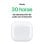 Auriculaires Apple AirPods 4 sans fil Bluetooth 5.3 True Wireless, audio spatial, IP54, blanc