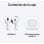 Auriculaires Apple AirPods 4 sans fil Bluetooth 5.3 True Wireless, audio spatial, IP54, blanc
