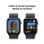 Apple Watch SE GPS NFC 44mm OLED Schwarz Blau S/M Wasserdicht bis 50m Herzfrequenzmesser