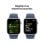 Apple Watch SE GPS NFC 44mm OLED Silber Blau S/M Wasserdicht Herzfrequenz Schlafmonitor SOS