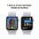 Apple Watch SE GPS NFC 44mm OLED Silber Blau S/M Wasserdicht Pulsmesser Schlaftracking SOS