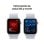 Apple Watch SE GPS Bluetooth WiFi NFC 44mm OLED Argento Blu S/M Resistente Acqua 50 m