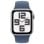 Apple Watch SE GPS + Cellular Boîtier en aluminium argenté de 40 mm avec bracelet sport en denim - S/M