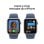 Apple Watch SE GPS + Cellular Boîtier en aluminium argenté de 40 mm avec bracelet sport en denim - S/M