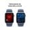 Apple Watch SE GPS + Cellular Boîtier en aluminium argenté de 40 mm avec bracelet sport en denim - S/M