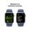 Apple Watch SE GPS + Cellular Boîtier en aluminium argenté de 40 mm avec bracelet sport en denim - S/M