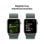 Apple Watch SE GPS + Cellular 40mm OLED Alluminio Bianco Stella Loop Sportiva Verde Lago S/M