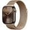 Apple Watch Series 10 GPS + Cellular 46mm OLED Titanio Oro Milanese Loop S/M Resistenza Acqua IP6X 50m