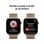 Apple Watch Series 10 GPS + Cellular 46mm OLED Titanio Oro Milanese Loop S/M Resistenza Acqua IP6X 50m