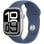 Apple Watch Series 10 GPS 42mm OLED Aluminium Argent Bracelet Bleu M/L IP6X Pulsomètre SpO2