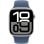 Apple Watch Series 10 GPS 42mm OLED Aluminium Argent Bracelet Bleu M/L IP6X Pulsomètre SpO2