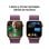 Apple Watch Series 10 GPS 42mm OLED Roségold Lila Textilarmband Always-On Wasserdicht IP6X