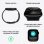Apple Watch Series 10 GPS 46 mm silbernes Aluminiumgehäuse mit Denim-Sportarmband – M/L