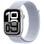 Apple Watch Series 10 GPS 46mm OLED Aluminium Argent avec Loop Sport Bleu Taille Unique Étanche IP6X Pulsomètre SpO2