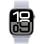 Apple Watch Series 10 GPS 46mm OLED Aluminium Argent avec Loop Sport Bleu Taille Unique Étanche IP6X Pulsomètre SpO2