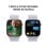 Apple Watch Series 10 GPS 46mm OLED Aluminium Argent avec Loop Sport Bleu Taille Unique Étanche IP6X Pulsomètre SpO2