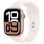 Apple Watch Series 10 GPS 46mm OLED Aluminium Or Rose Bracelet Rose Rubor S/M Étanche IP6X Pulsomètre SpO2 Suivi Sommeil