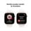 Apple Watch Series 10 GPS 46mm Caja Aluminio Oro Rosa con Correa Deportiva Rosa Rubor M/L
