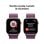 Apple Watch Series 10 GPS 46mm Retina OLED Aluminium Roségold Ciruela Loop M Wasserdicht 50m SpO2 Puls Schlafmonitor