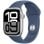 Apple Watch Series 10 GPS + Cellular 42mm Caja Aluminio Plata con Correa Deportiva Azul Denim M/L