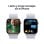 Apple Watch Series 10 GPS + Cellular 42mm OLED Silber Blau Einheitsgröße Wasserfest IP6X