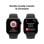 Apple Watch Series 10 GPS Cellular 42mm OLED Noir Azabache M/L Étanche IP6X Pulsomètre