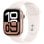 Apple Watch Series 10 GPS + Cellular 42mm OLED Alumínio Ouro Rosa Correa S/M IP6X 4G