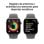 Apple Watch Series 10 GPS Cellular 42mm Retina OLED Titane Naturel Gris Pierre S/M Etanche IP6X SpO2 ECG