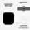 Apple Watch Series 10 GPS + Cellular Boîtier en titane naturel de 46 mm avec bracelet sport gris pierre - S/M