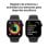 Apple Watch Series 10 GPS + Cellular 46mm Caja Titanio Pizarra con Correa Deportiva Negra M/L