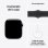 Apple Watch Series 10 GPS + Cellular 46mm Caja Titanio Pizarra con Correa Deportiva Negra M/L