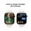 Apple Watch Series 10 GPS + Cellular Cassa in titanio color oro da 42 mm con cinturino Starlight Sport - S/M