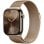 Apple Watch Series 10 GPS + Cellular 42mm Caja Titanio Oro con Correa Milanese Loop Oro