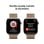 Apple Watch Series 10 GPS + Cellular 42mm Caja Titanio Oro con Correa Milanese Loop Oro