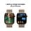 Apple Watch Series 10 GPS + Cellular 42mm OLED Oro Correa Milanese Loop Resistente Acqua IP6X