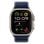 Apple Watch Ultra 2 GPS Cellular 49mm Retina OLED Titane Naturel Trail Loop S/M Bleu Etanche IP68 SpO2 Pulsomètre