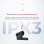 Cuffie wireless Ksix Vision con ANC e schermo TFT da 2,01" in custodia nera