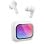 Ksix Vision In-Ear Kopfhörer kabellos Bluetooth mit ANC, TFT-Display, Weiß