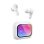 Ksix Vision In-Ear Kopfhörer kabellos Bluetooth mit ANC, TFT-Display, Weiß